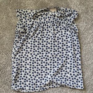 LOFT - floral sleeveless blouse